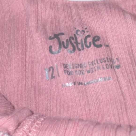 Justice pink shirt with buttons - Picture 2 of 3